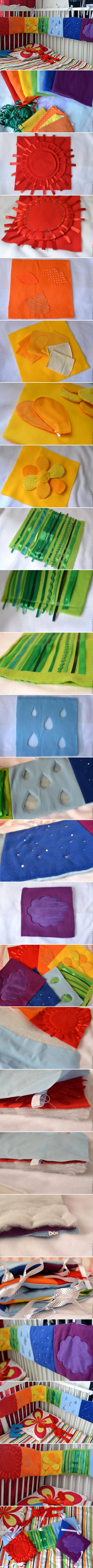 How to make  Baby Side Toy Book Decor step by step DIY instructions