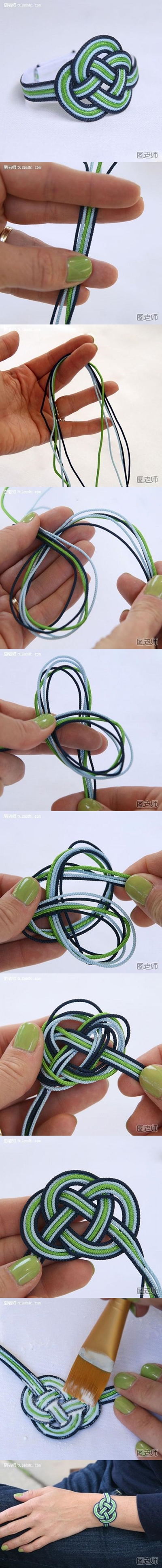 How to make love bracelet step by step DIY instructions