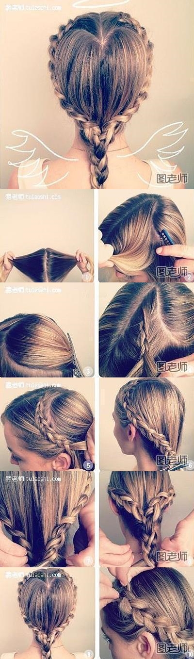 How to make lovely angel hair style step by stey DIY instructions