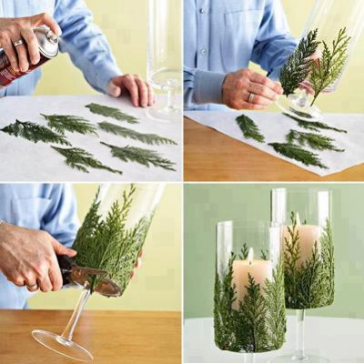 How to make special Christmas candle step by step DIY tutorial instructions