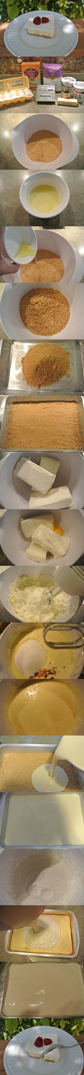 How to make your own delicious summer cheesecase step by step DIY instructions