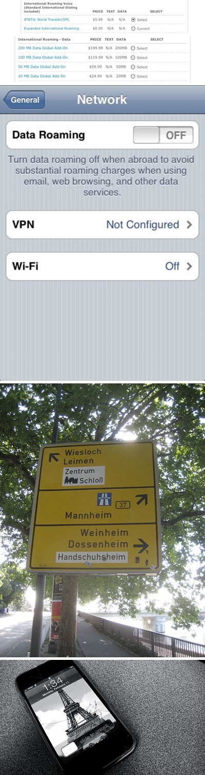 How to set up iphone plan before international trip step by step DIY tutorial instructions