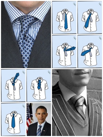 How to tie a tie four in hand knot step by step DIY instructions