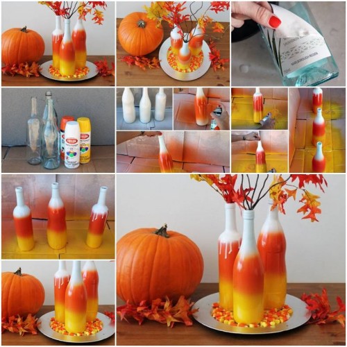 How To Make Autumn Vase Decor step by step DIY tutorial instructions thumb