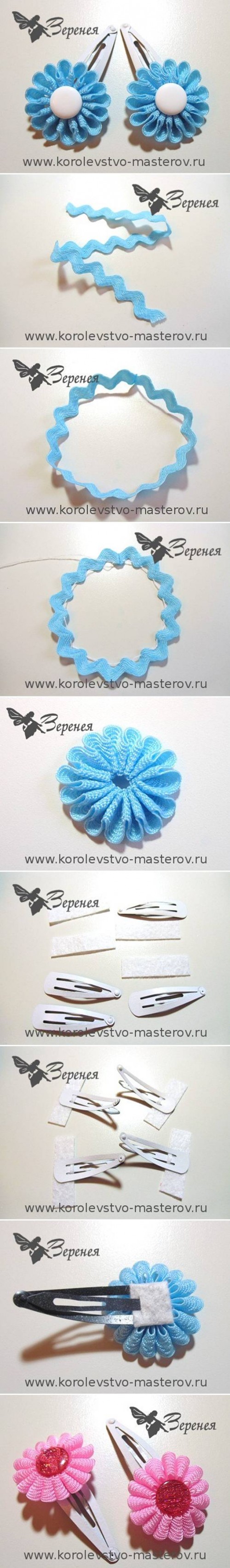 How To Make Braid Flower step by step DIY tutorial instructions