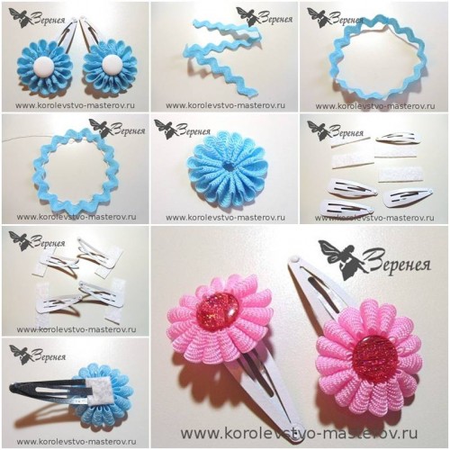 How To Make Braid Flower step by step DIY tutorial instructions thumb