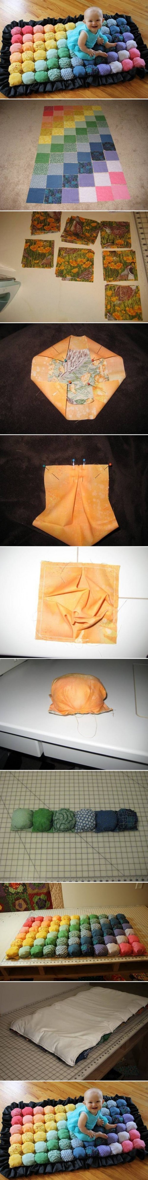 How To Make Children Rug step by step DIY tutorial instructions