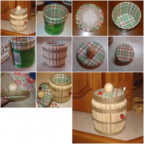 How To Make Clothespin Barrel step by step DIY tutorial instructions thumb