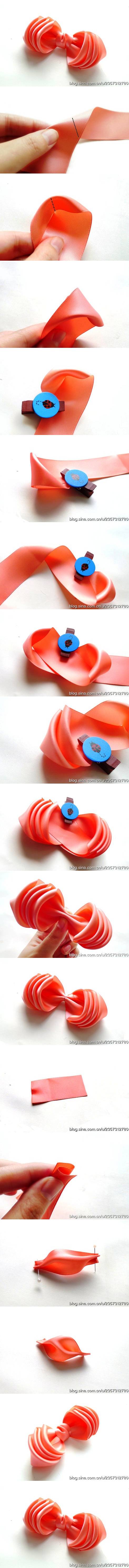 How to Make Gorgeous Multi-layer Petals Bow step by step DIY tutorial instructions