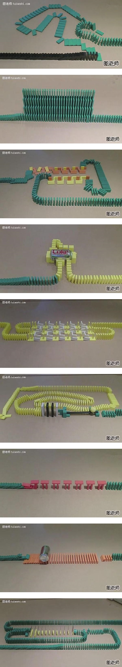 How to build challenging dominos pattern game to play step by step DIY instructions 4