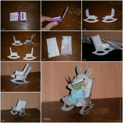 How to make Cardboard Rocking Chair step by step DIY instructions thumb