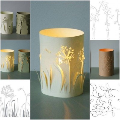 How to make Paper Candlestick Pattern step by step DIY tutorial instructions thumb