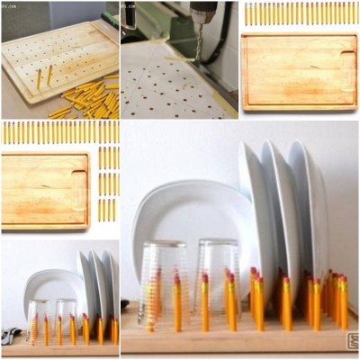 How to make Plate Rack step by step DIY tutorial instructions thumb