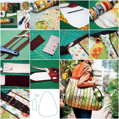 How to make Sew Travel Bag step by step DIY tutorial instructions thumb