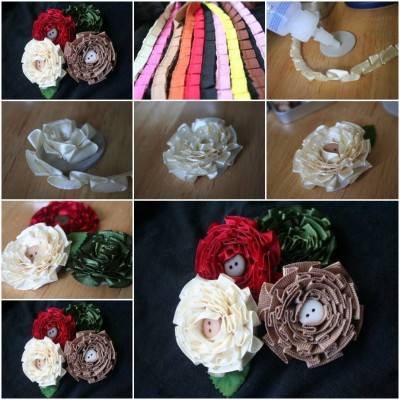How to make Simple Flower of Tapes step by step DIY instructions thumb