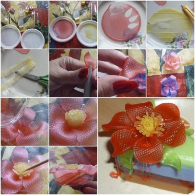 How to make Soap Flower step by step DIY tutorial instructions thumb