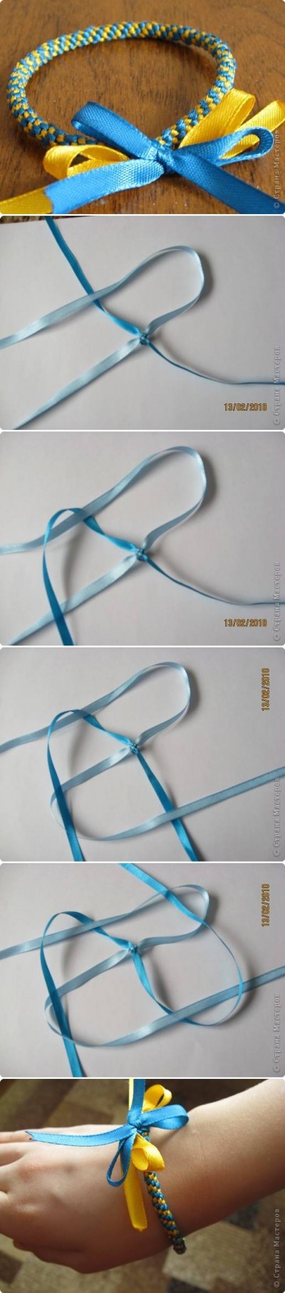 How to make Tape Baubles Bracelet step by step DIY tutorial instructions