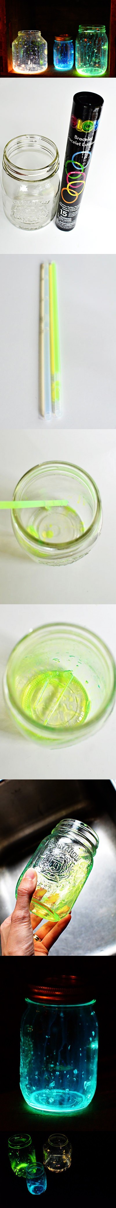 How to make beautiful noctilucous decoration bottle step by step DIY tutorial instructions