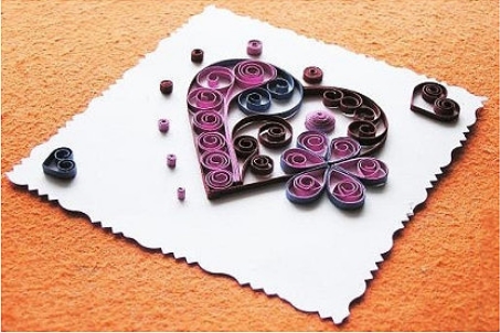 How to make heart shape decoration step by step DIY tutorial instructions thumb