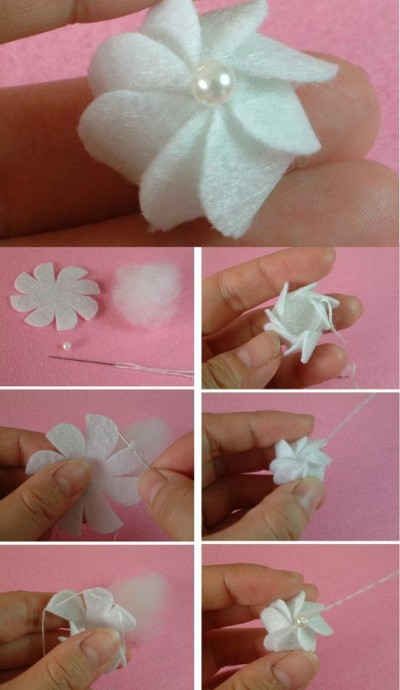 How to make lovely flower step by step DIY tutorial instructions