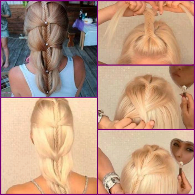 How to make your beautiful hair style step by step DIY tutorial instructions