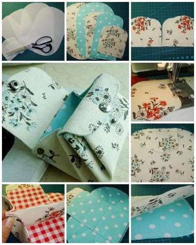 How to make your own beautiful coin bag step by step DIY tutorial picture instructions thumb