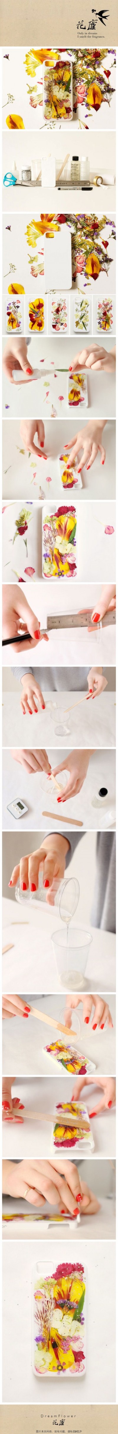 How to make your unique iphone case decoration step by step DIY tutorial instructions