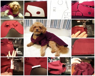 how to make Dog snuggie step by step DIY tutorial instructions thumb