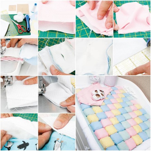 How To Make Baby Diaper Change Rug step by step DIY tutorial instructions thumb
