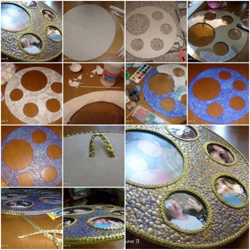 How To Make Eggshell Panorama Frame step by step DIY tutorial instructions thumb