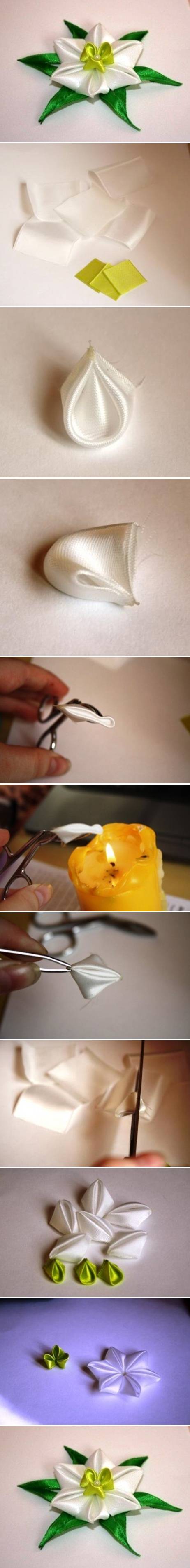 How To Make Fabric Daffodil Flowers so real as you buy from florist shops step by step DIY tutorial instructions