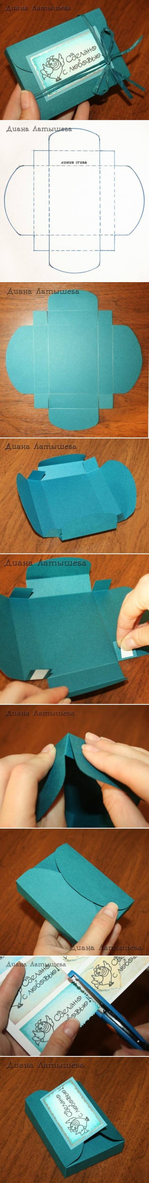 How To Make Fancy Gift Boxes step by step DIY tutorial instructions