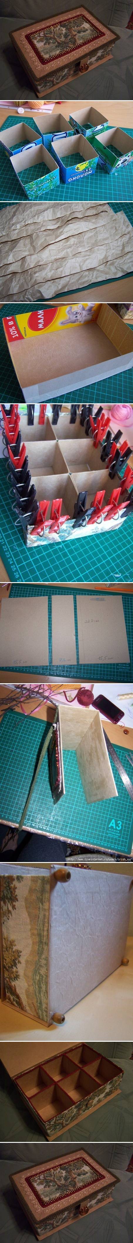 How To Make storage containers for jewelrys step by step DIY tutorial instructions
