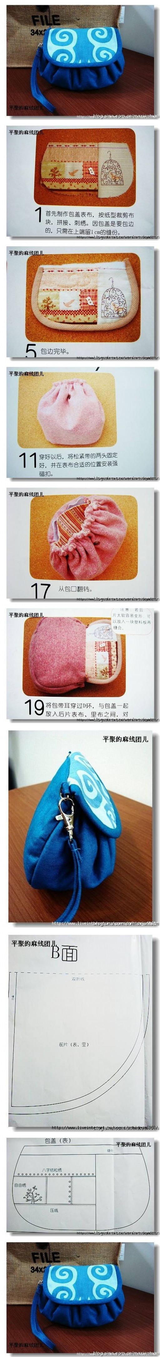 How To sew your own Cute designer Handbag s step by step DIY tutorial instructions