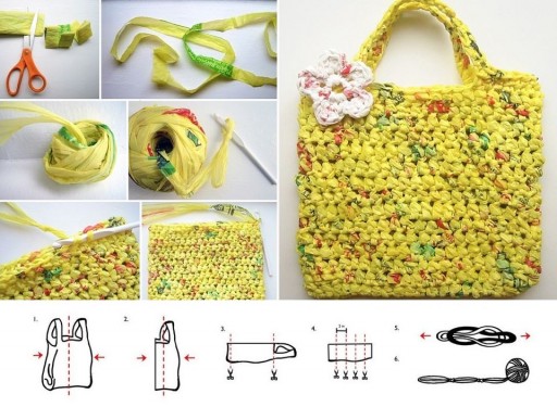 How to knit beautiful hand bag step by step DIY tutorial instructions