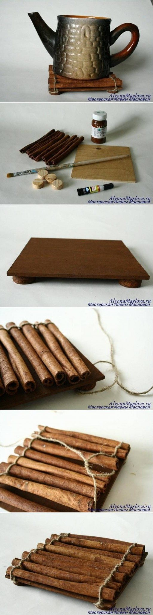How to make Cinnamon Sticks Fragrant Stand step by step DIY tutorial instructions