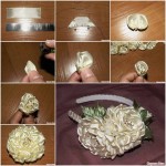 How to make Ribbon Lush Flower step by step DIY tutorial instructions thumb