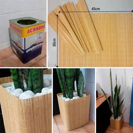 How to make beautiful containers for cute plants or flowers step by step DIY tutorial instructions