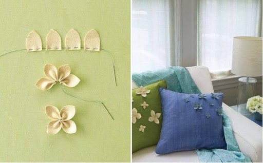 How to make beautiful pillow decoration flowers step by step DIY tutorial instructions