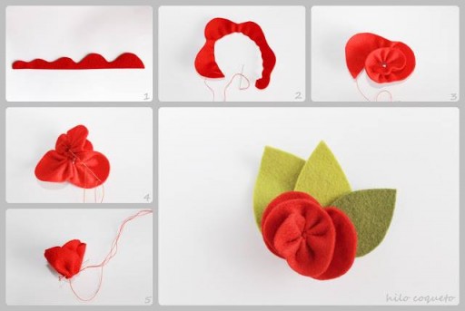 How to make cute decoration flowers step by step DIY tutorial instructions