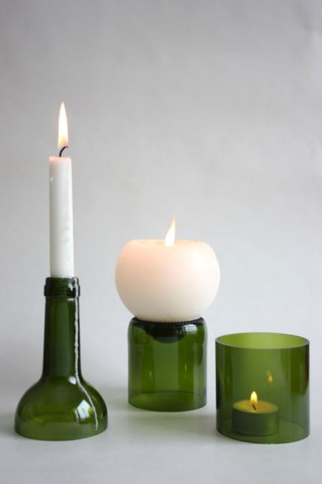 How to make simple beautiful candle holders