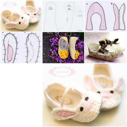 How to sew cute Joyfolie baby Shoes step by step DIY tutorial instructions thumb