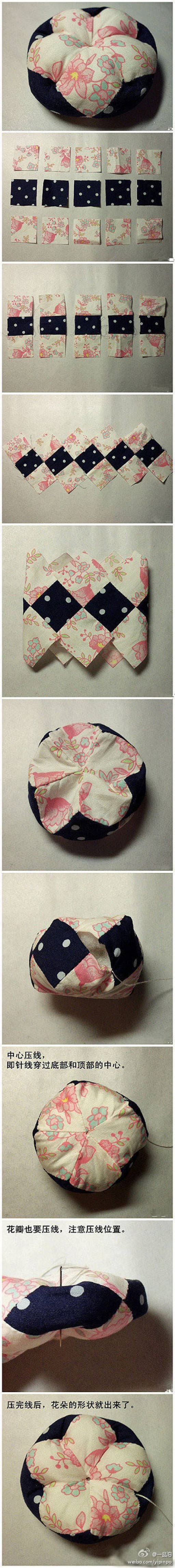 How to sewFlower shape down Pillow step by step DIY tutorial instructions