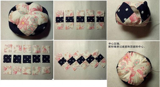 How to sewFlower shape down Pillow step by step DIY tutorial instructions thumb