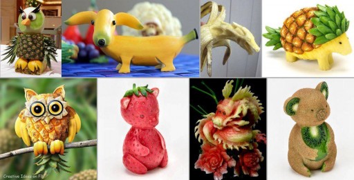 how to do food decoration - creative ideas