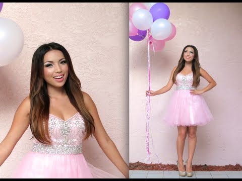 How to Make up princess look for homecoming step by step DIY tutorial instructions