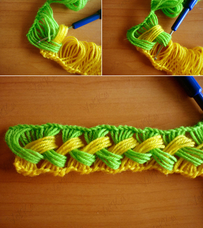 How To Crochet A Scarf Using A Ruler 6