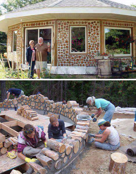 How to build a house with logs