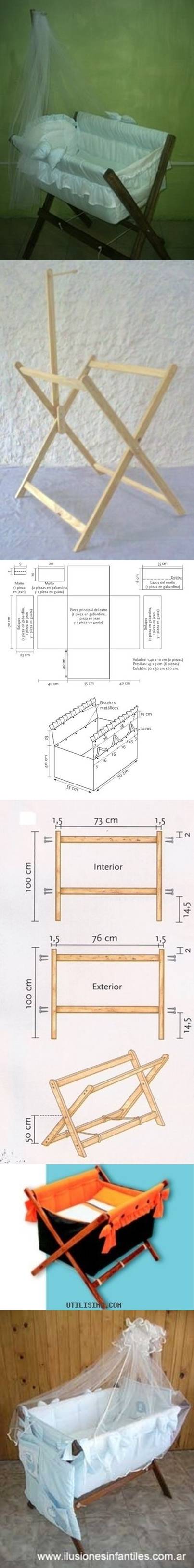 How to make Baby Cribs Beds DIY tutorial instructions