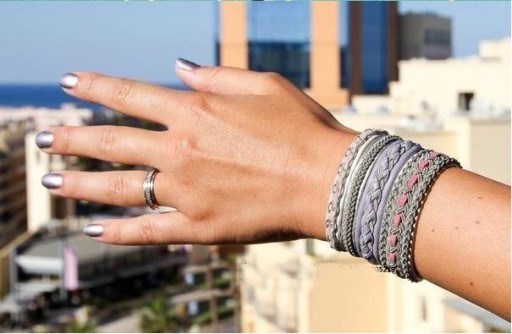 How to make Beautiful Braided Bracelet step by step DIY tutorial instructions thumb